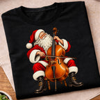 Santa Playing Cello T-Shirt