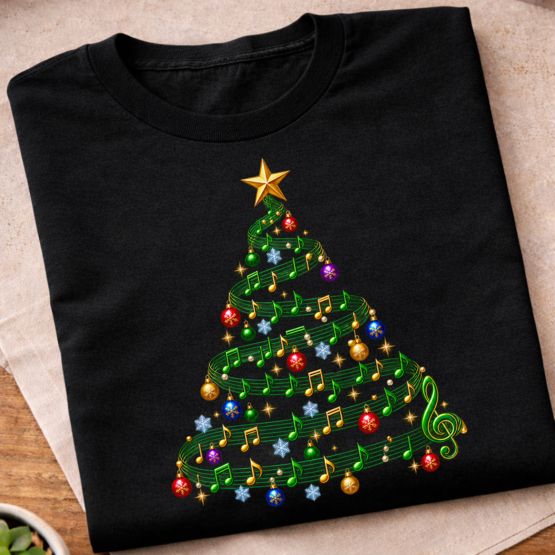 Musical Christmas Tree T-Shirt