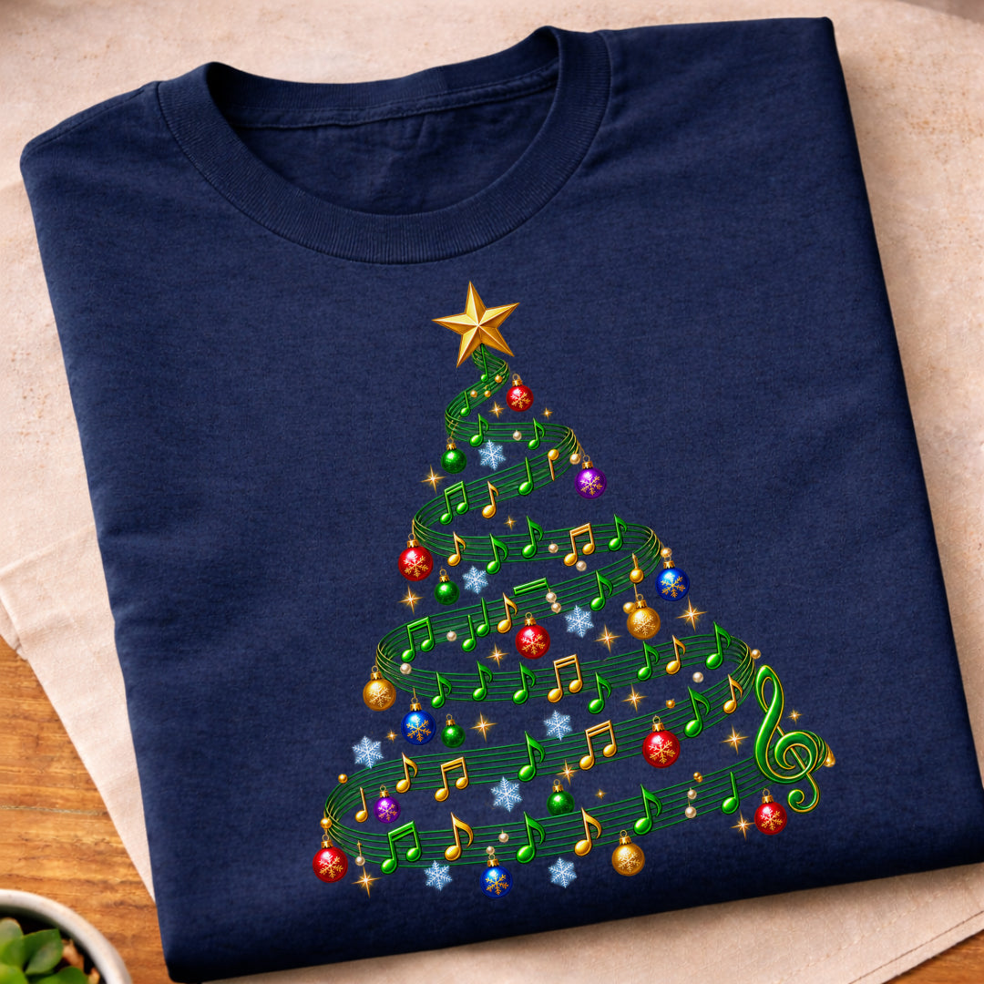 Musical Christmas Tree T-Shirt
