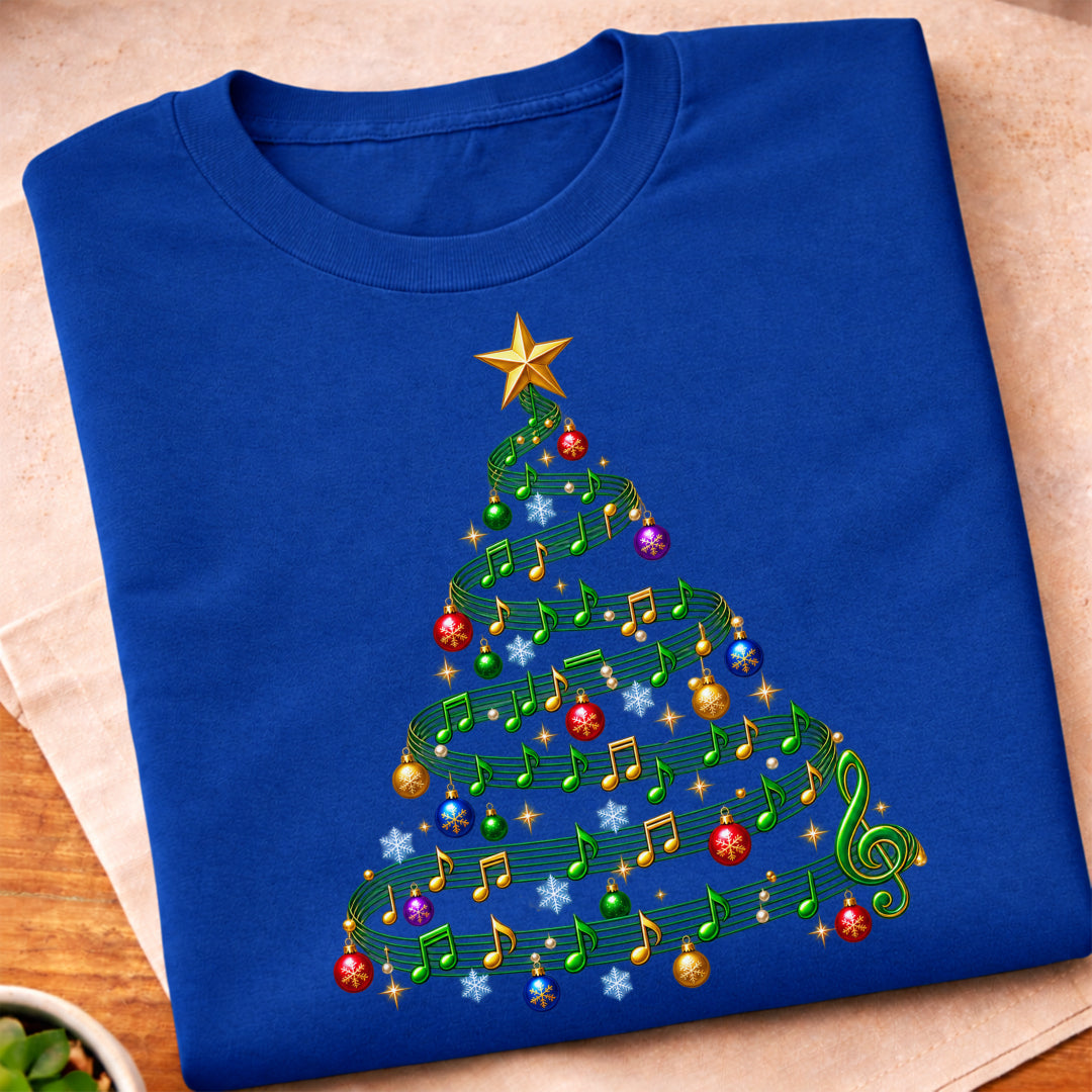 Musical Christmas Tree T-Shirt