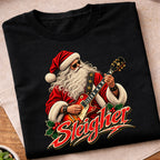 Santa Sleigher Guitar T-Shirt