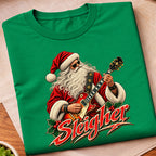 Santa Sleigher Guitar T-Shirt