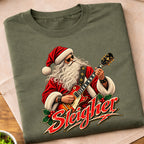 Santa Sleigher Guitar T-Shirt