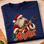 Santa Sleigher Guitar T-Shirt