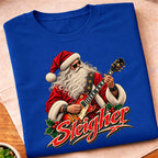 Santa Sleigher Guitar T-Shirt