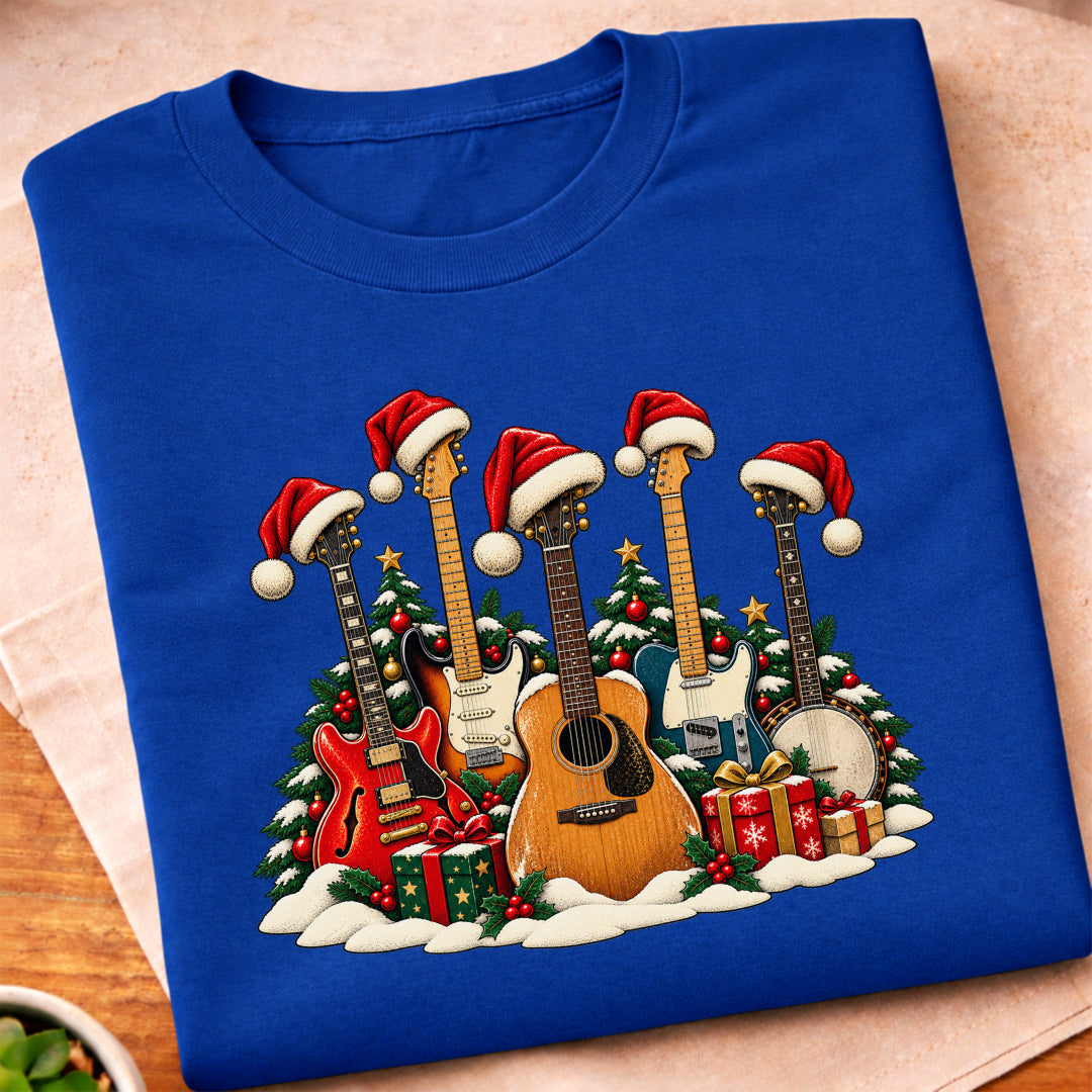 Christmas Guitars T-Shirt