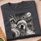Christmas Dog Selfie T-Shirt