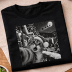 Christmas Cat Selfie T-Shirt