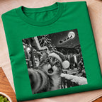Christmas Cat Selfie T-Shirt