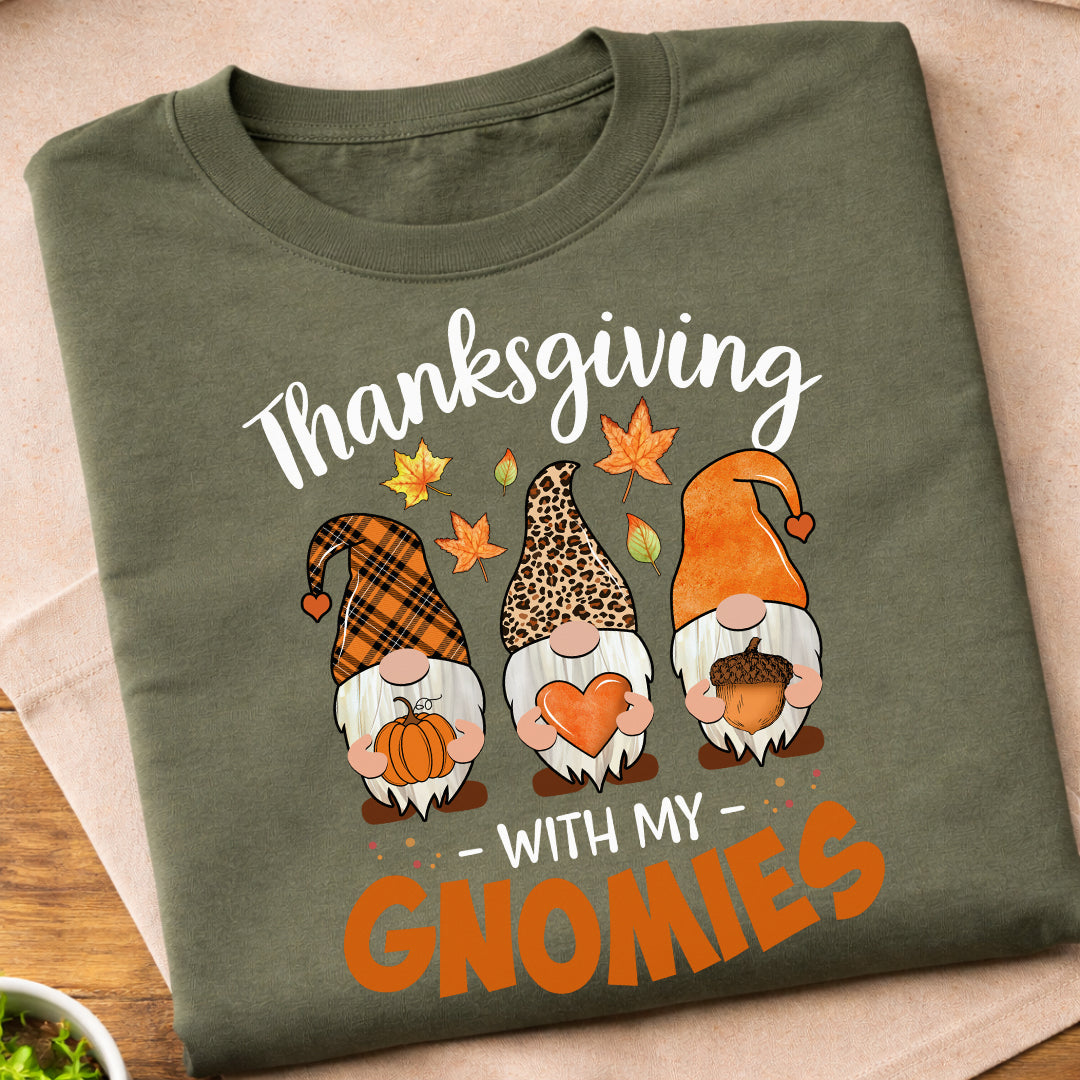 Thanksgiving With My Gnomies T-Shirt