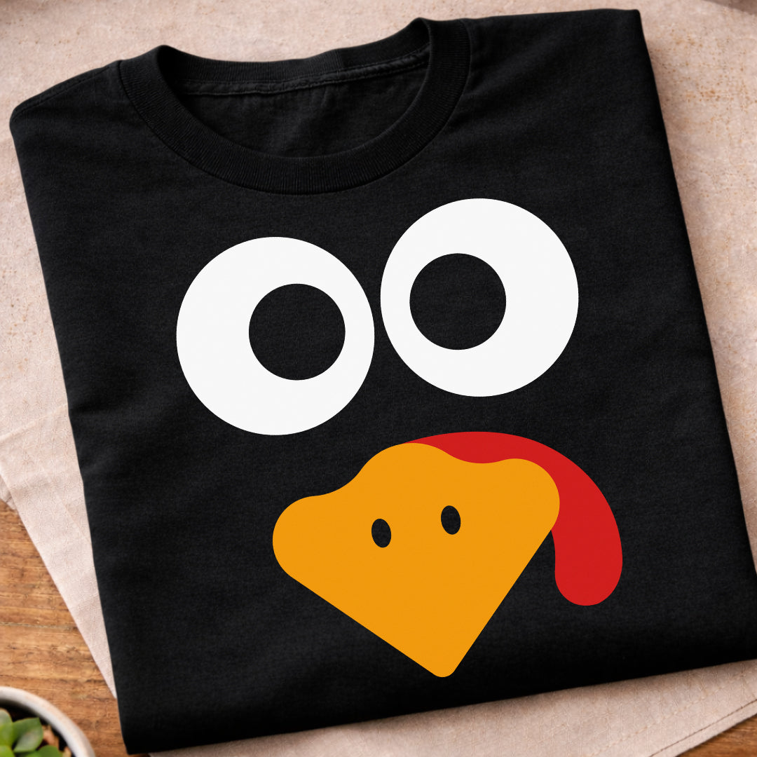 Funny Turkey Face T-Shirt
