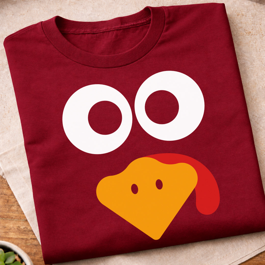 Funny Turkey Face T-Shirt