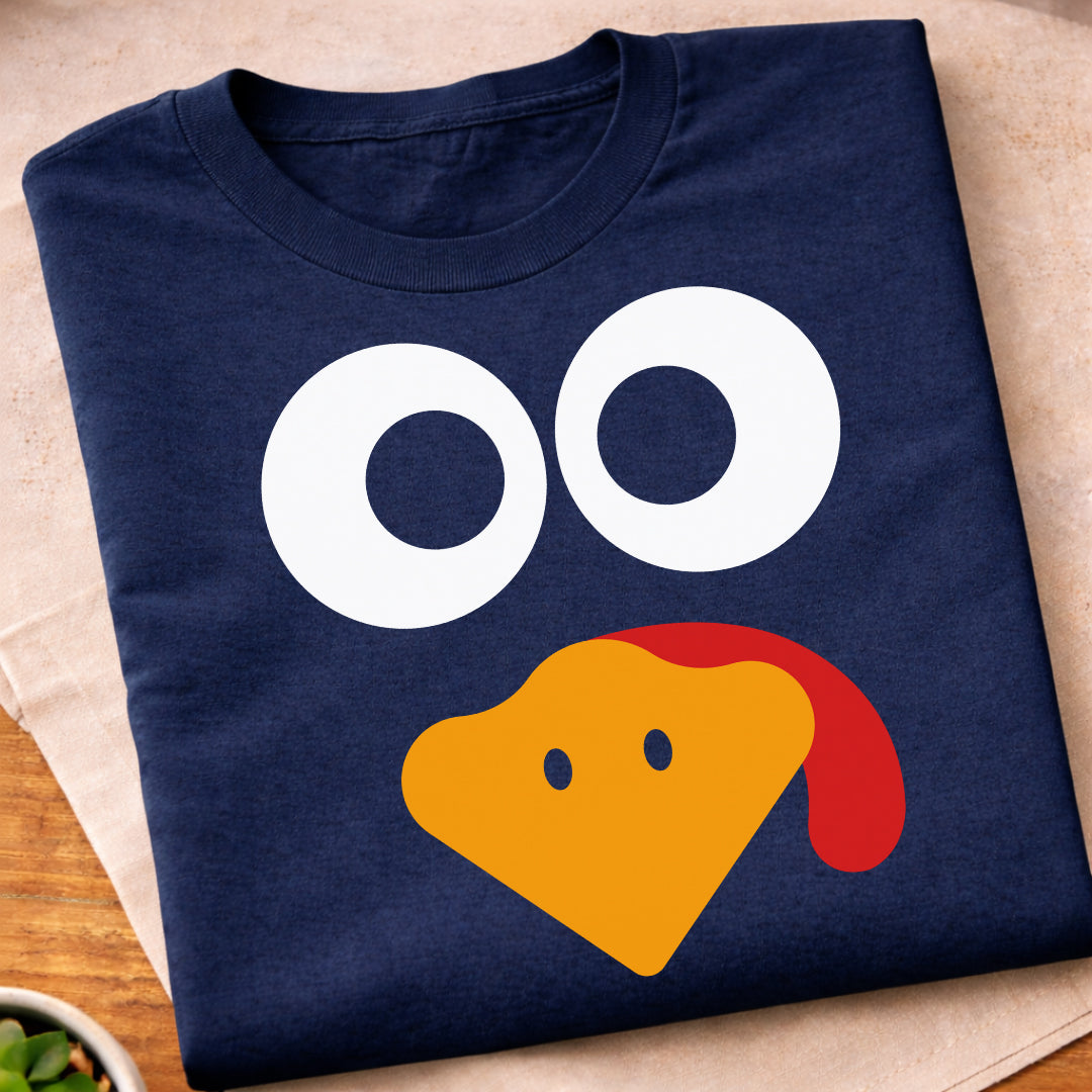 Funny Turkey Face T-Shirt