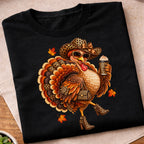 Fashionable Turkey Leopard Boots T-Shirt