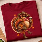 Fashionable Turkey Leopard Boots T-Shirt