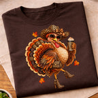 Fashionable Turkey Leopard Boots T-Shirt