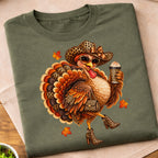 Fashionable Turkey Leopard Boots T-Shirt