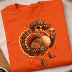 Fashionable Turkey Leopard Boots T-Shirt