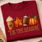 Tis The Season Fall Football T-Shirt
