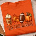 Tis The Season Fall Football T-Shirt