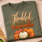 Thankful Blessed Pumpkin Obsessed T-Shirt