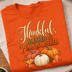 Thankful Blessed Pumpkin Obsessed T-Shirt