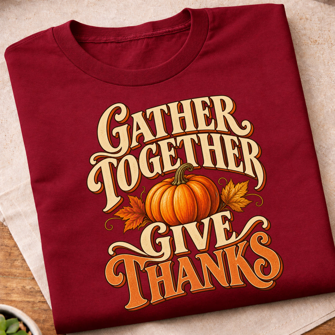 Gather Together Give Thanks T-Shirt