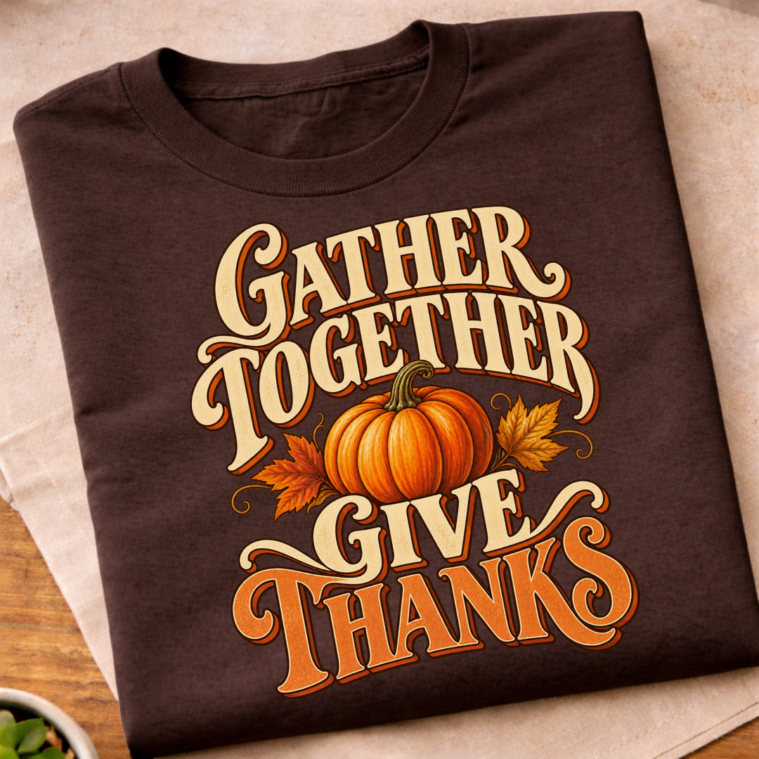 Gather Together Give Thanks T-Shirt