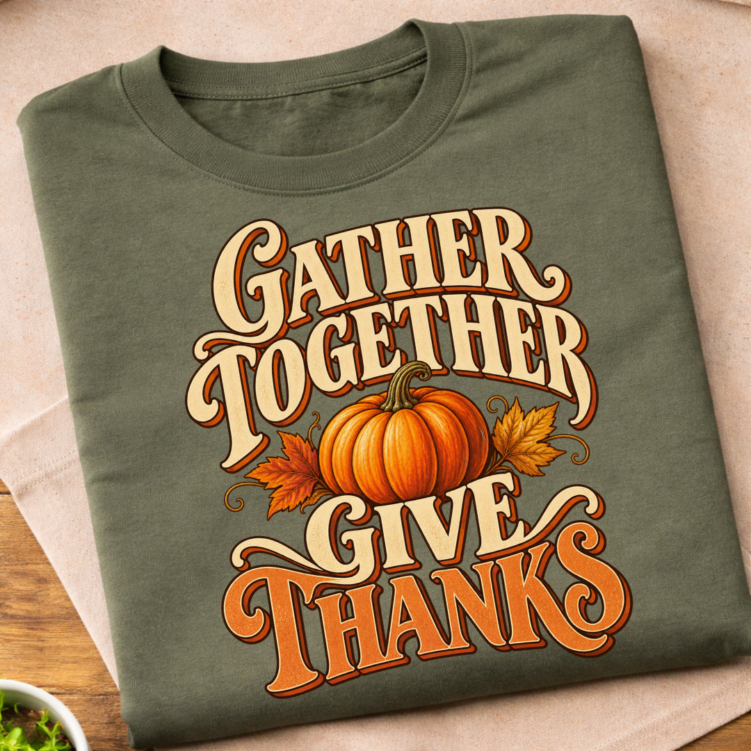 Gather Together Give Thanks T-Shirt
