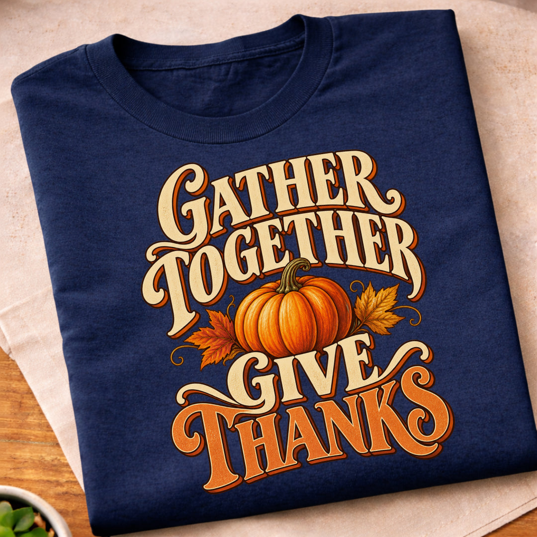 Gather Together Give Thanks T-Shirt