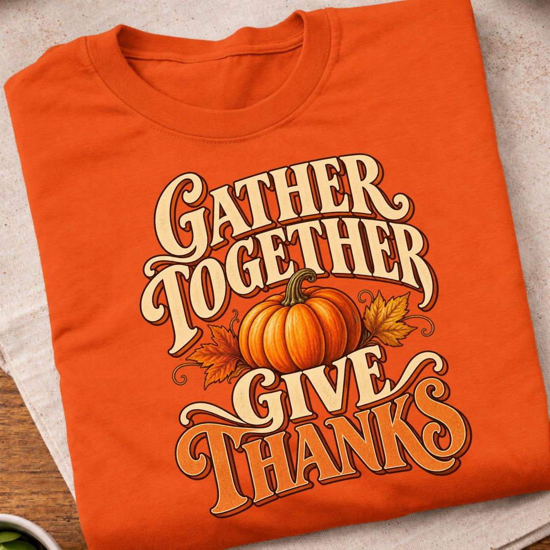 Gather Together Give Thanks T-Shirt