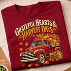 Grateful Hearts Harvest Days Truck T-Shirt