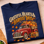 Grateful Hearts Harvest Days Truck T-Shirt
