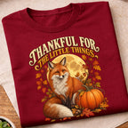 Thankful For The Little Things Fox T-Shirt