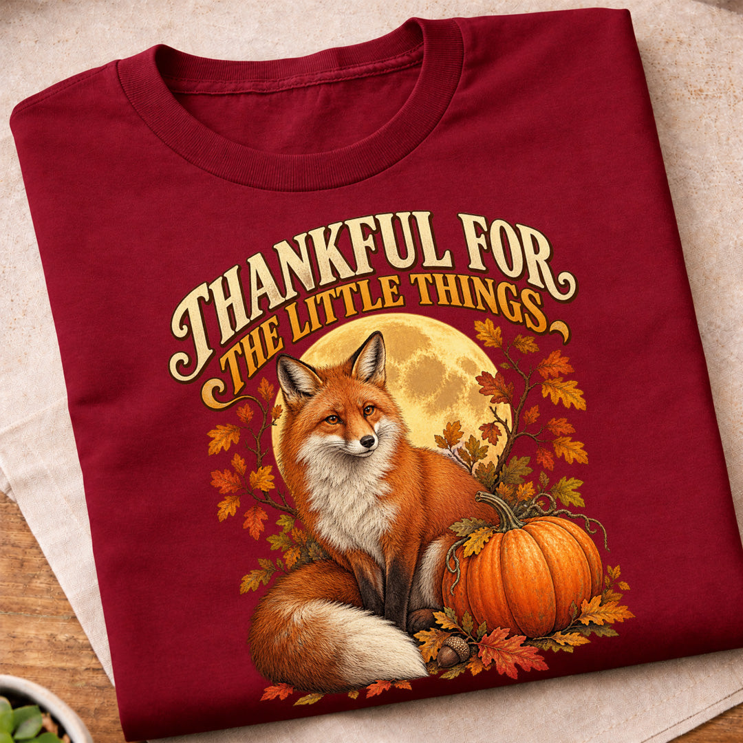 Thankful For The Little Things Fox T-Shirt