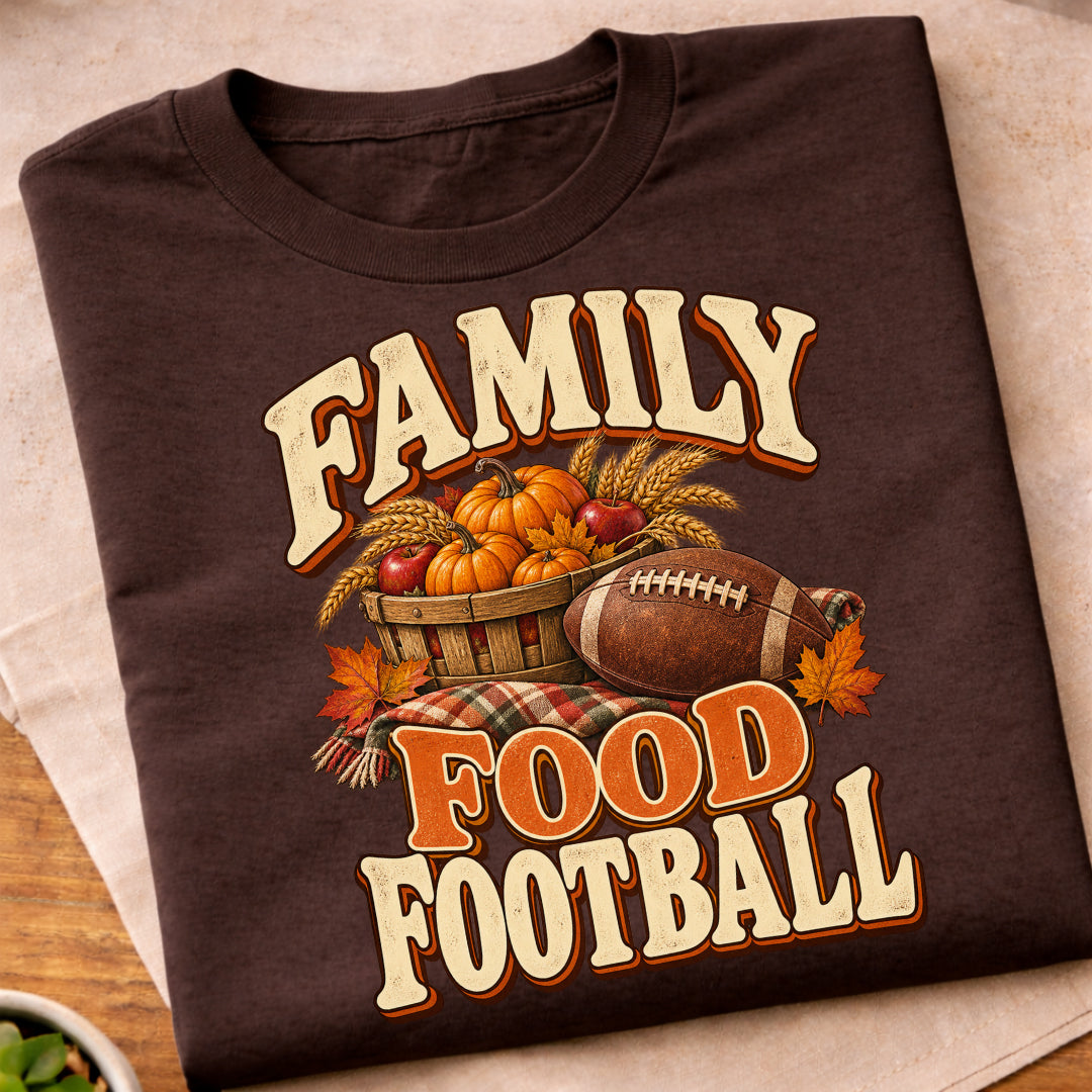 Family Food Football T-Shirt