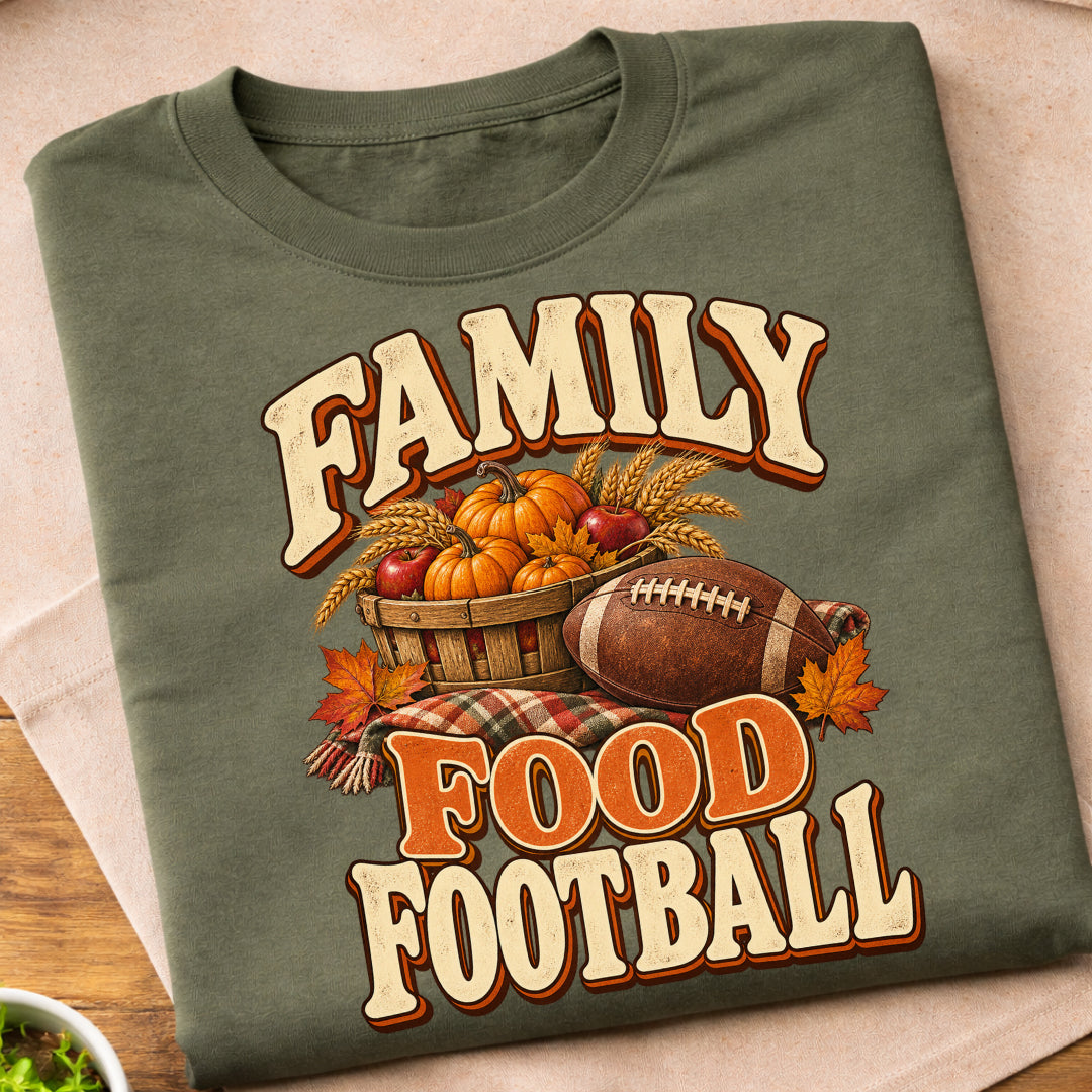 Family Food Football T-Shirt