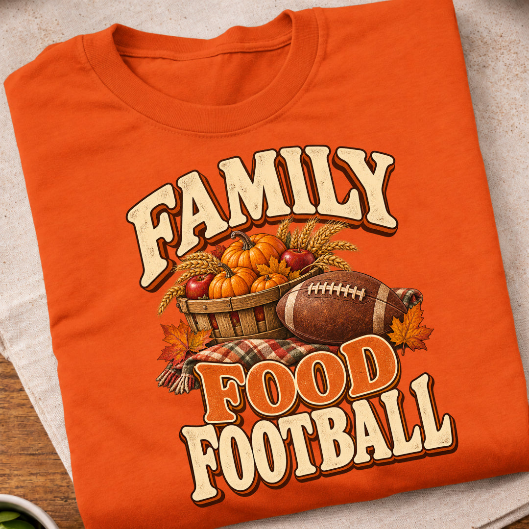 Family Food Football T-Shirt