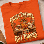 Gather Together Give Thanks Dinner T-Shirt