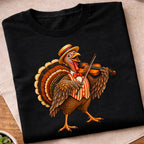 Turkey Playing Violin T-Shirt