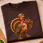 Turkey Playing Violin T-Shirt