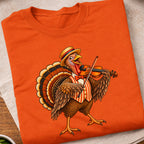 Turkey Playing Violin T-Shirt