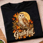 Grateful Autumn Owl T-Shirt