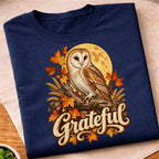 Grateful Autumn Owl T-Shirt