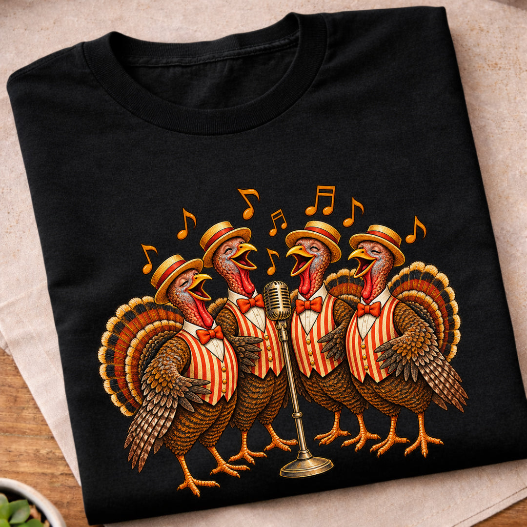 Turkey Singing Quartet T-Shirt