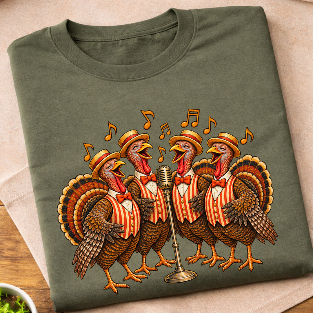 Turkey Singing Quartet T-Shirt