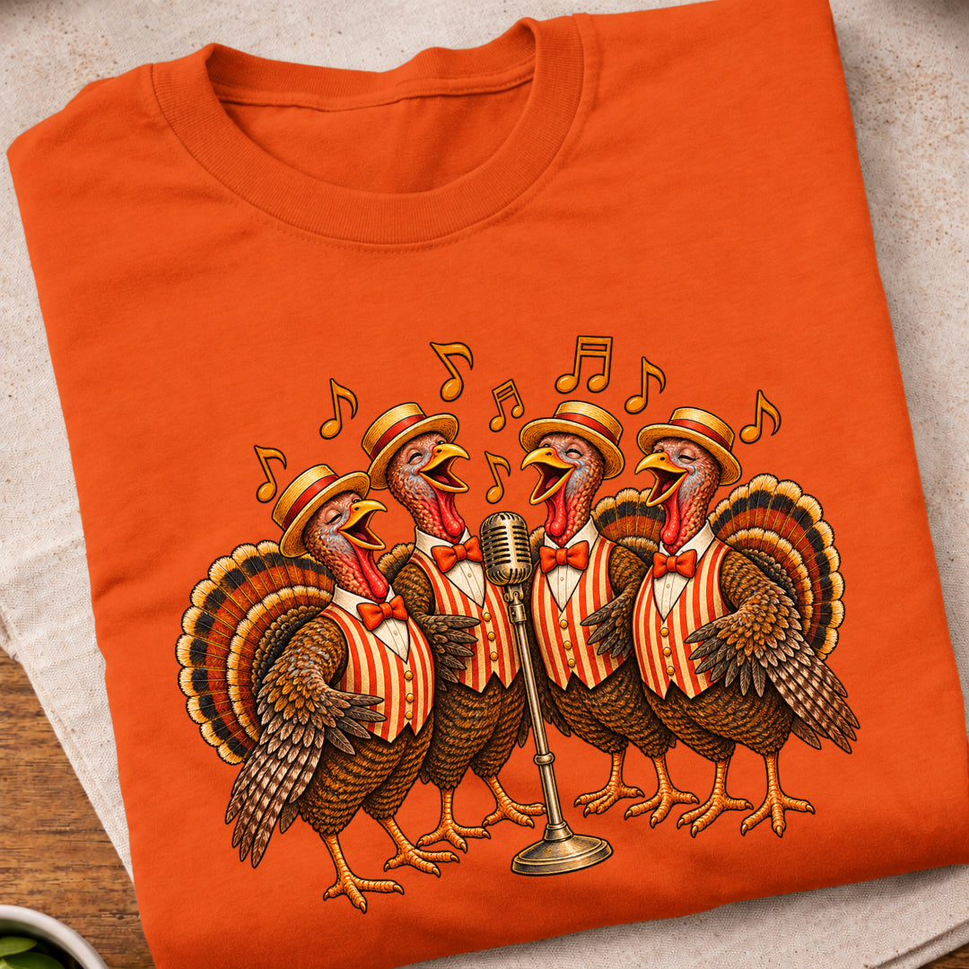 Turkey Singing Quartet T-Shirt