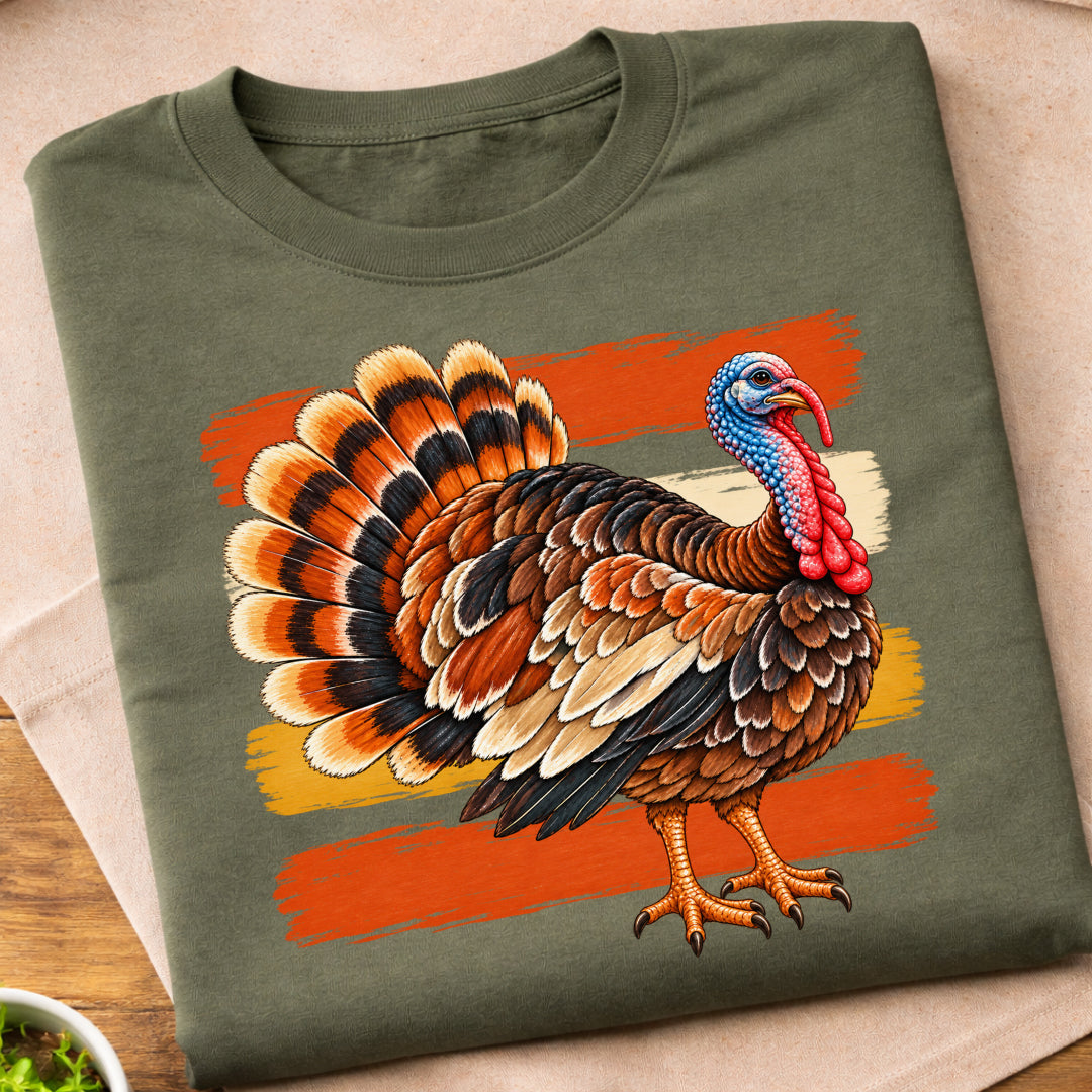 Vintage Turkey Side Profile T-Shirt