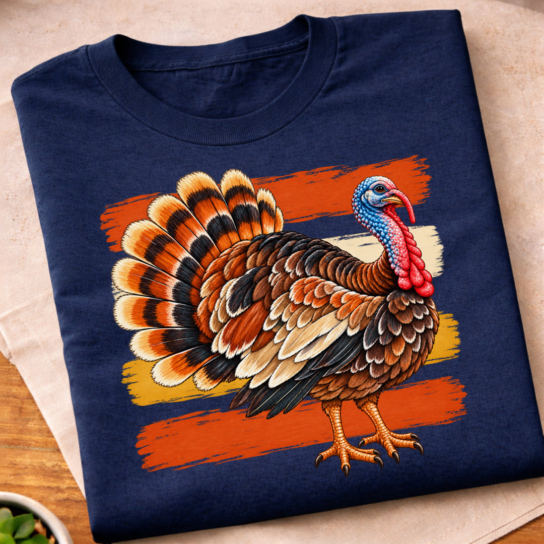 Vintage Turkey Side Profile T-Shirt