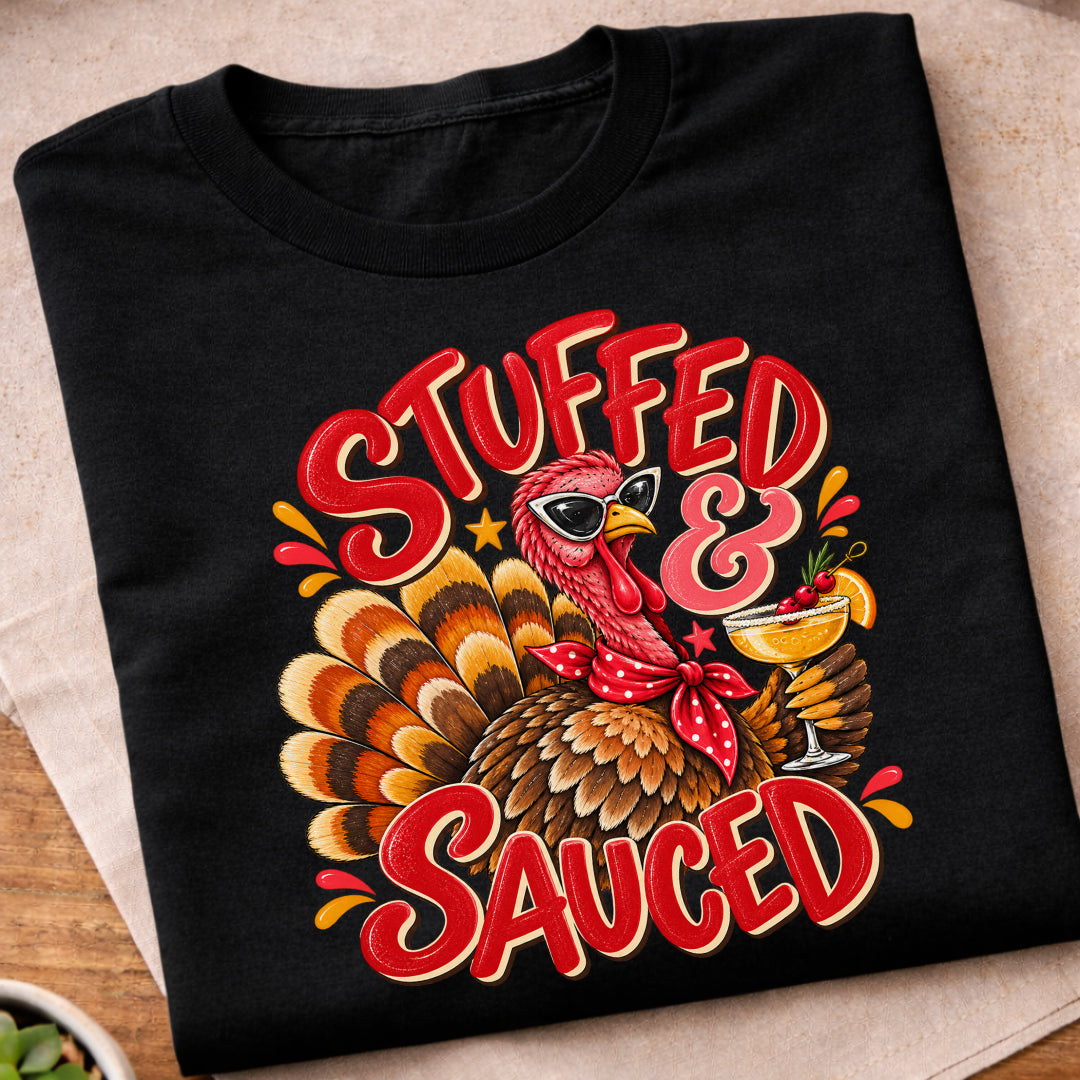 Stuffed And Sauced Turkey T-Shirt
